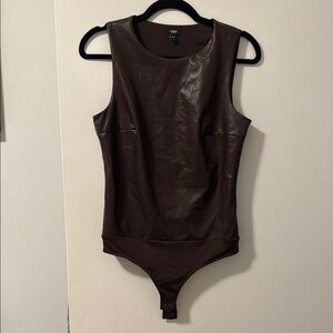Express Brown Bodysuit